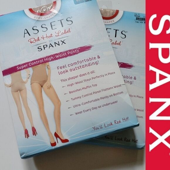 2 of SPANX HIGH WAIST SUPER CONTROL NUDE SHAPER PANTY 7 1X 2X 3X 4X NWT - Picture 1 of 12